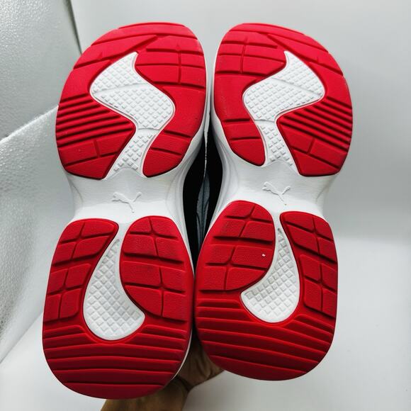 Size 8 - Puma 370282-03 Women’s Cilia Lux Up Sneakers Shoes Casual White Red - Picture 6 of 7